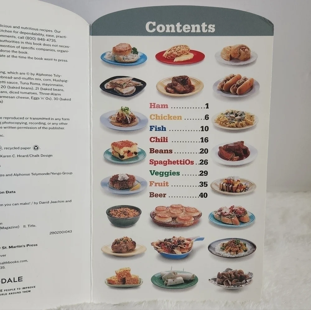 Men's Health Hard Cover Pages A Man A Can A Plan A Grill 2 Recipe Books